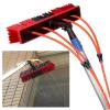 11m Telescopic Window Cleaning Pole with Water Fed Brush Extendable Cleaner Kit for Conservatory Roofs Photovoltaic Panel & Truck Cleaning view 1