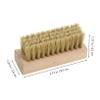 DECORNIJIA 2pcs Cleaning Brush Set with Soft and Stiff Bristles for Laundry and Household Use, Wooden Handle and Sturdy Pp Material, for Clothes Washing and Shoe Cleaning view 3