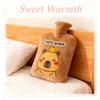 Hot Water Bottle with Plush Cover & Keychain - Capybara Gift Set 2L Hot Water Bag Safe & Leak-Proof, Complete Cozy Present for Women, Kids, Teens |Ideal Christmas Birthday Gift (C3) view 4