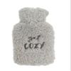 iN Mini Hot Water Bottle with Cover Portable & Compact Heat Therapy for Hands, Neck & Cramps Ideal for Travel, Period Pain Relief & Winter Comfort - Gifts for Women, Men (Grey) view 1