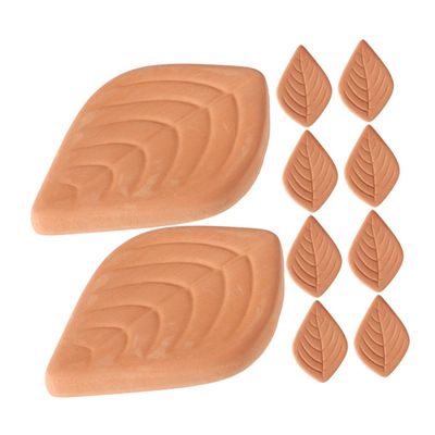 Cabilock Terracotta Brown Sugar Softener Discs Softening Tool 10pcs Reusable for Food Preserver Compact Cookies and Dried Fruits for Home Food Storage Containers