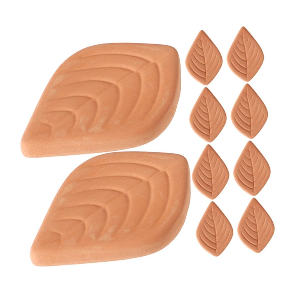 Cabilock Terracotta Brown Sugar Softener Discs Softening Tool 10pcs Reusable for Food Preserver Compact Cookies and Dried Fruits for Home Food Storage Containers