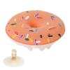 Doughnut-shaped kitchen sponge with suction cup, household cleaning accessories, pots, pans, scratch-free cleaning scrubber, for cleaning bathrooms, sinks, dishes, worktops, tiles and sink view 1