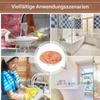 Doughnut-shaped kitchen sponge with suction cup, household cleaning accessories, pots, pans, scratch-free cleaning scrubber, for cleaning bathrooms, sinks, dishes, worktops, tiles and sink view 4
