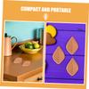 TOPPERFUN Brown Sugar Softener Disc Leaf Shape 10pcs Terracotta Sugar Moisture Absorber Reusable Food Storage Container Preservation Tool for Dried Fruits and Spices view 3