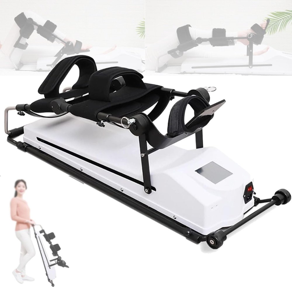 Cashwise CPM Machine Continuous Passive Motion Machine Knee Rehabilitation Equipment Exercise Physiotherapy, Lower Limb Traction Machine Leg Rehabilitation with Remote Control L