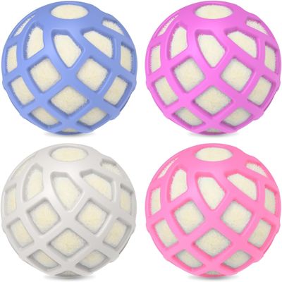 Zhangzitao Silicone Dryer Balls,Natural Fabric Softener, Reusable, Reduces Clothing Wrinkles and Saves Drying Time, XL 3" Pack of 4