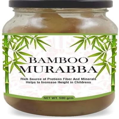 MM Homemade Bamboo Murabba Helps Increasing Height Growth | Bans Ka Murabba 500 grm | Bamboo Shoots Murabba Good for Health 500grms