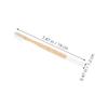 Beatifufu 10pcs Bamboo Toothbrush Set for Adults Soft White Bristles Gentle Gums Natural Bamboo Handle Non-Slip Grip Reusable Manual Brushing for Travel and Family Use view 2