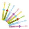 HONMEET 2sets Boys and Girls Soft Toothbrush Manual Toothbrush for Toddlers Ages Fun Number Handle for Teeth Cleaning view 1