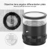 Oytrui 10X Magnifier Loupe, Optical Glass Lens with 8LED Light and Measuring Scale, for Clear Magnification and Accurate Measurement view 4