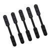 BESTYASH 5pcs Adjustable Black Silicone Mask Band Extension Buckles Elastic Ear Rope Buckle Mask Accessories for Men and Women Comfortable Fit
