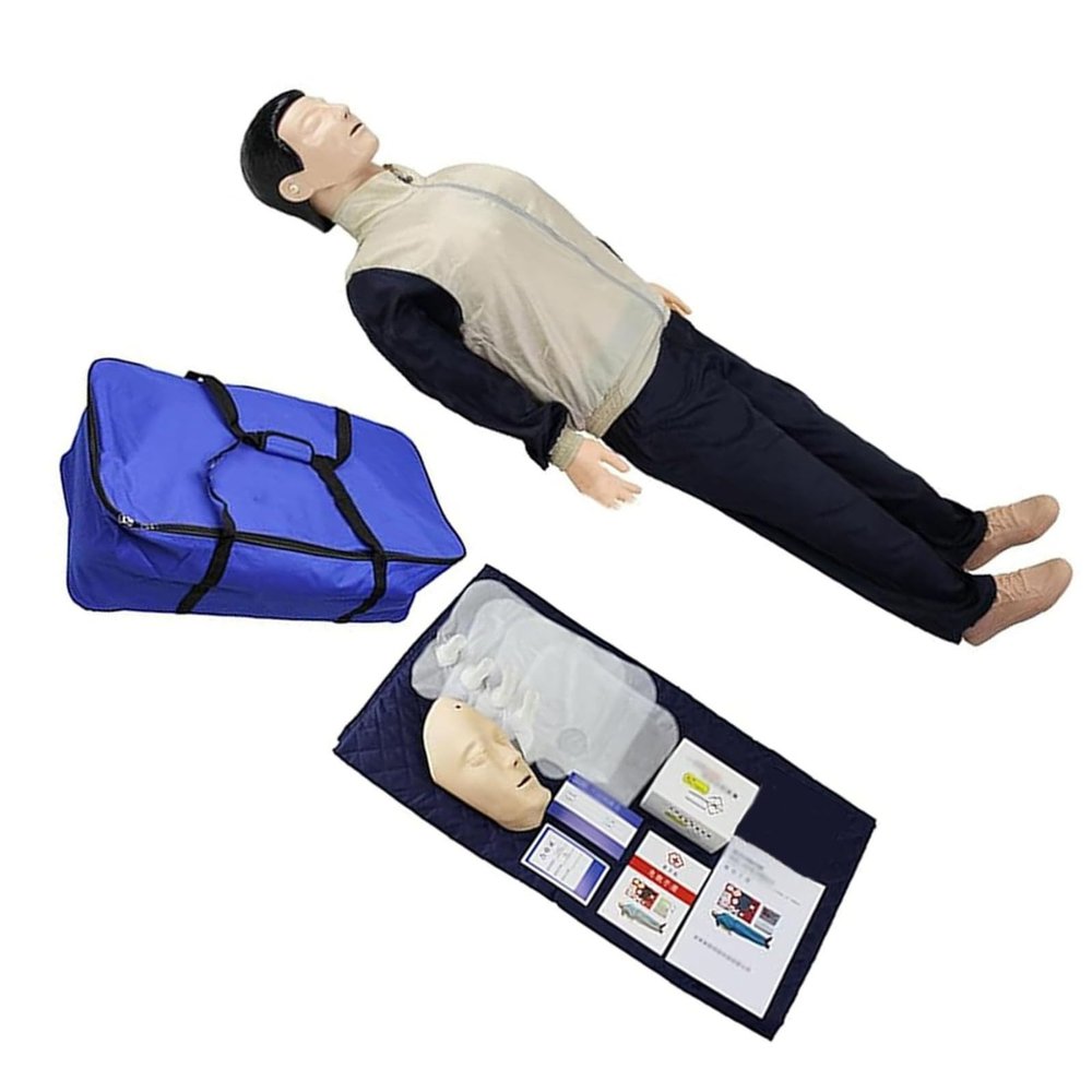 Life Size Full Body Adult CPR Training Mannequin CPR Dummy Simulator for First Aid Education and Medical Teaching CPR Training Dummy