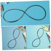 VALICLUD 2pcs Barber Chair Rubber Base Ring for Salon Chair Replacement Rubber Gasket for Tile and Floor view 3