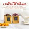 TENLITE Tea Retreat Luxury Set Loose Leaf Herbal Collection in Elegant Box Present for Birthday, Christmas, Anniversary, Mothers Day - (Green Mango Peach (50G) + Rose Green Tea (50G)) view 4