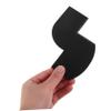 Beatifufu Reusable Black Beard Template Shaping Card Made of Pp Material for Precise Hairline Styling and Barber Shops Or Home Use Beard Alignment Tool view 2