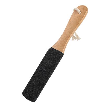 LIFKOME Double Sided Foot File Pedicure Trimmer Wooden Handle for Easy to Take Dead Skin and Callus Removal Suitable for Men and Ladies Foot Care
