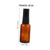 Gogogmee 3pcs Refillable Glass Lotion Dispenser Pump Bottle for Essential Oils Oil Sample Bottles for Travel Skincare Storage view 2