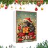 Countdown Calendar Acrylic Festive Apes 2D Decoration view 1