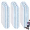 BYOFI 15 Pack Microfiber Mop Pads for O-Cedar H2prO Flat Mop System, Washable and Reusable Mop Replacement Heads for Floor Deep Cleaning, Mop Pad Refills for Wet Dry Floor