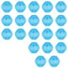 20-Pack Pet Hair Remover Laundry Balls, 1.6 Nylon Zappers for Washing, Sky Blue, Non-Tangle Design for Easy Hair and Dirt Removal view 1
