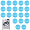 20-Pack Pet Hair Remover Laundry Balls, 1.6 Nylon Zappers for Washing, Sky Blue, Non-Tangle Design for Easy Hair and Dirt Removal view 3