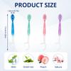 12 Pcs 5-in-1 Disposable Toothbrush, Mini Toothbrush Set with Toothpaste, Tongue Scraper, Floss, Pick, Portable Travel Set for Festival Travel Work Camping view 2