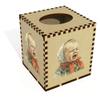Azeeda Square 'Crying Baby' Wooden Tissue Box Cover (TB00070540) view 1