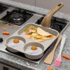 Non Stick Egg Frying Pan Divided Skillet Pot Heat-Resistant Handle Cooking view 3