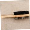 BELLIFFY Wooden Beard Comb 2pcs Medium Boar Bristle Beard Brushes Mens Styling Comb for Thick Hair Grooming Viking Mustache Brush Hair Straightener Tool view 4