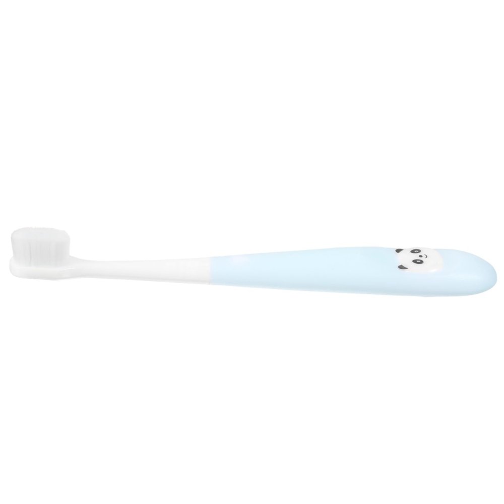 VILLFUL Children Manual Toothbrush with Supple Bristles for Comprehensive Cleaning, Safe for Kids Teeth, White Colour with Storage Bucket, Simple Shape for Daily Oral Care