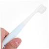 VILLFUL Children Manual Toothbrush with Supple Bristles for Comprehensive Cleaning, Safe for Kids Teeth, White Colour with Storage Bucket, Simple Shape for Daily Oral Care view 4