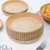 100 PCS Round Oil Proof Pizza Bottom Papers Non-Stick Air Fryer Oven Paper Baking Trays No Mess Easy Cleanup for Home Baking Camping Trips Summer Parties view 3