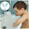 CHICAMPERA 2pcs Soft Bristles Manual Toothbrush for Toddlers with Bear Shape, Gentle Care Silicone Toothbrushes for Kids Aged 0-9, for Daily Use and Healthy Teeth view 2