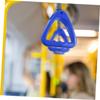 Abaodam 2pcs Blue Plastic Car Handle Grab Bars for Elderly and Disabled Passengers, Enhanced Safety and Versatile Use Subway and Train Assist Handles view 4