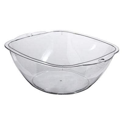 DECOMELODY Portable Face Cleansing Washbasin Plastic 12.8x11.6 Inch for Salon and Personal Skin Treatments