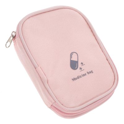 BELLIFFY Portable Medicine Storage Bag for Hiking and Leisure, Practical Pill Organizer with Oxford Cloth and Polyester Fiber, Effectively Isolates Dust and Dirt, for Families and Friends
