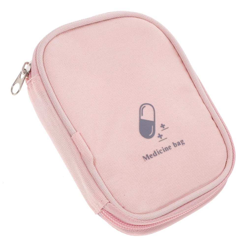 BELLIFFY Portable Medicine Storage Bag for Hiking and Leisure, Practical Pill Organizer with Oxford Cloth and Polyester Fiber, Effectively Isolates Dust and Dirt, for Families and Friends