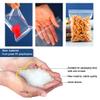 100 Pieces Clear Self Sealing Bags Thicken PE Plastic Resealable Cellophane Seal Pouches 10x15cm, 10 * 15cm view 2