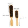 ARTSEWPLY 2pcs Men Beard Shaving Brush for Hair and Neck Cleaning Portable Lightweight Barber Neck Duster Brush for Styling and Grooming view 2