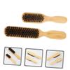 ARTSEWPLY 2pcs Men Beard Shaving Brush for Hair and Neck Cleaning Portable Lightweight Barber Neck Duster Brush for Styling and Grooming view 3