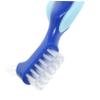 IWOWHERO 4pcs Double-Sided Denture Cleaning Brushes for False Teeth Care Nylon Bristles with Compact Lightweight Design Travel-Friendly Oral Care Supply for Elderly Denture Maintenance view 3