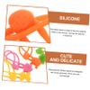 HOODANCOS Pack of 5 Large Stretchy Silicone Bands for Bento Box and Book, Flexible Elastic Bands for Hotel and School Organisation view 3