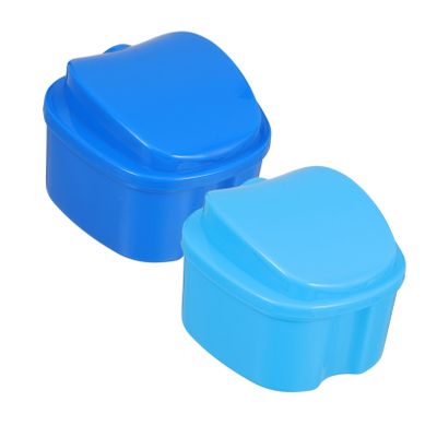 Hohopeti Portable Braces Retainer Case with Filter Layer and Well Organized Interior Space, Sturdy Pp Material Tooth Box for Orthodontic Retainers and Mouth Guards, for Travel and Dining
