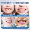 Temporary Tooth Filling Repair Kit,Denture Repair& Missing Tooth Replacement Kit for Broken,Chipped or Missing Teeth,Gap Filling Moldable Fake Teeth(2Pcs) view 3