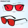 100% Blue Light Blocking Glasses with 7-Layer Coating Technology Sleep Glasses for Men Women, Gaming Computer Glasses Anti Glare & Anti Fatigue, UV400 Filter for Screen Time, TV & Mobile Phones view 3