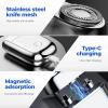 Electric Mini Shaver for Men, Upgraded Electric Razor for Men, Double Head Razor, Wet & Dry Shaving Machine, Portable Razors, IPX7 Waterproof Compact Electric Shaver for Home, Travel, Office view 3