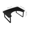 Black Toilet Stool with Iron Frame for Bathroom Use view 2