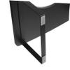 Black Toilet Stool with Iron Frame for Bathroom Use view 3