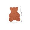 MUCKLILY 3pcs Bear-Shaped Terracotta Sugar Softener Discs Moisture Absorbers for Food Storage Containers Brown Sugar Keeper Bread Saver Cookie Softener Humidity Control Packs view 2